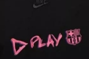 每體：巴薩將在國家德比，身穿印有埃德-希蘭專輯PLAY標志的球衣