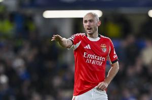 本菲卡中場：我們創造了很多機會，很失望最終輸掉比賽