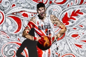 開拓者首發中克林根社媒曬絢爛定妝照：步入NBA第二年