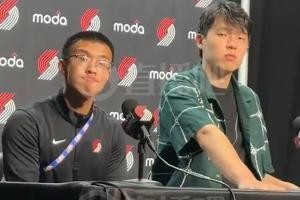 小吧專訪楊瀚森：談本場比賽意義——與庫里、追夢同場競技，感覺有些不真實