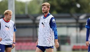 圖片報：維爾納在萊比錫熱身賽中踢滿90分鐘，2023年5月以來首次