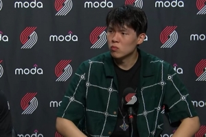 楊瀚森：自己防守上多有不足&主帥也在和我交流 我英語也需提高