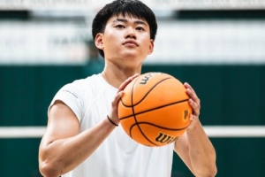 趙維倫在舊金山大學訓練后曬照，宣告自己變得更加強壯。