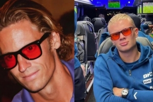 佩戴彩色鏡片眼鏡引發爭議，哈蘭德等人紛紛效仿支持略倫特