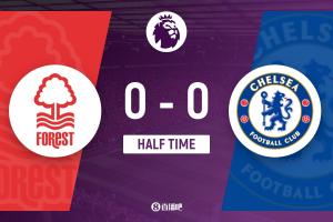 半場戰報：切爾西與諾丁漢森林互交白卷，拉維亞險些送禮，吉布斯-懷特錯失良機