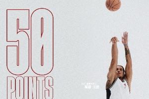 魔神降臨！戈登50分完美演繹“Be Water”哲學，攻勢如潮水般洶涌澎湃。