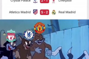 國外網友惡搞本周的英超三雄和皇馬