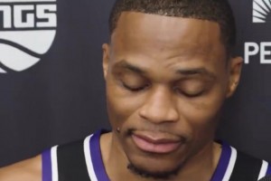 威少：國王主場球迷很棒，期待能夠點亮光束