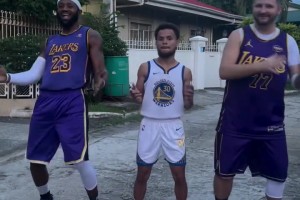 震驚！“庫里”竟然和“詹姆斯”與“東契奇”一起尬舞