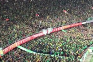 響徹云霄！還記得2018年工體翻新前國安球迷的助威陣勢嗎