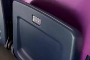 基本是最好的位置了吧？網紅美女現場觀戰國家德比！吃的真好啊！