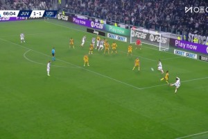 帶刀后衛建功！加蒂后點泰山壓頂頭槌破門，尤文再次領先！