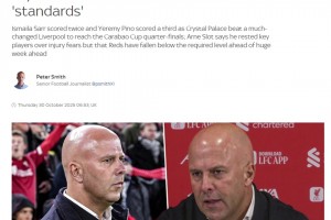 斯洛特：我們花大錢引援有很多人討論，但我們的陣容沒有厚度